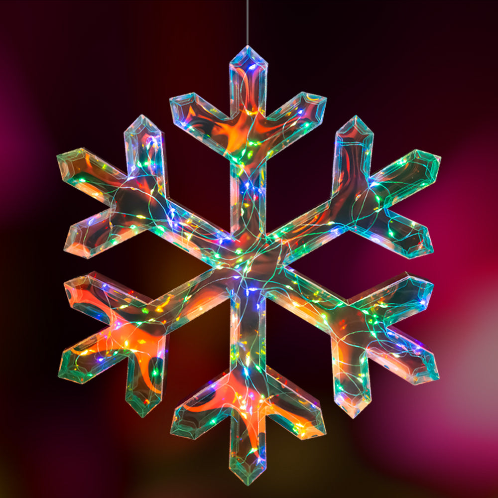 Snowflake 40cm USB or battery/Christmas decorative light