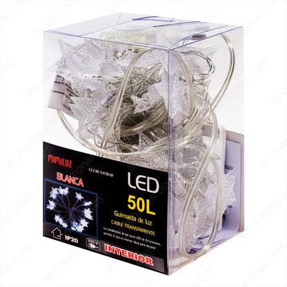 Blanca led 50 bombillas/ g-801 - LIMÓN ARTES