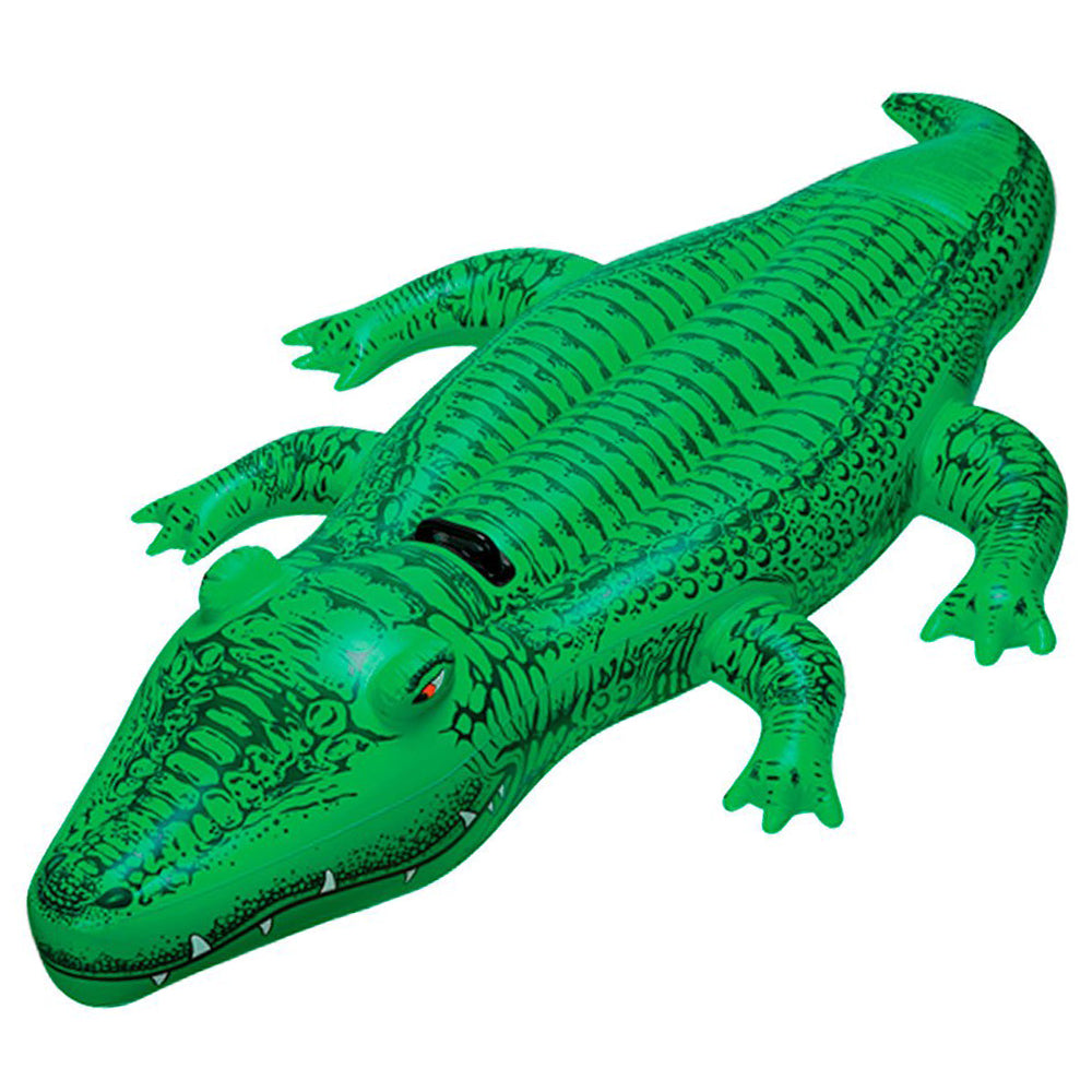 Crocodile aquatique gonflable Intex 168x86cm/ Flotteur gonflable pour piscine et plage