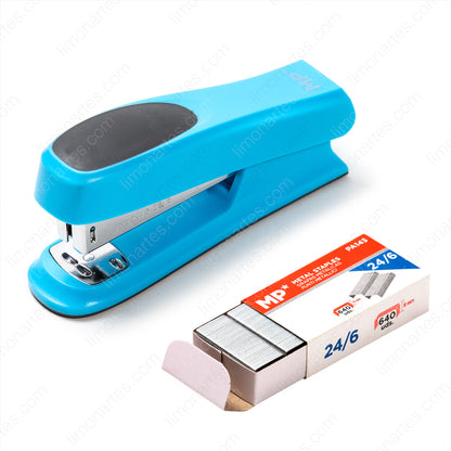 MP Medium stapler 12.5 cm+Metal staples 640 units.24/6