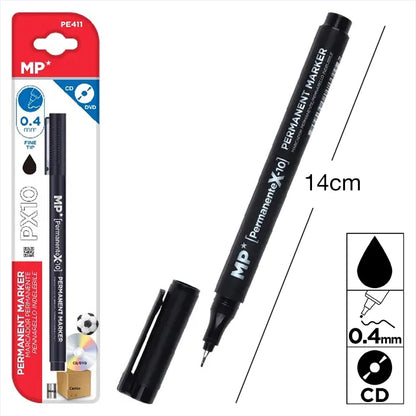 Permanent marker Fine tip 0.4 mm/ 3 Colors available/ Optimal for Painting, School, Home and Office Use