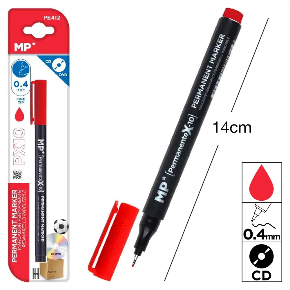 Marqueur permanent Pointe fine 0,4 mm/ 3 couleurs disponibles/ Idéal pour la peinture, l'école, la maison et le bureau