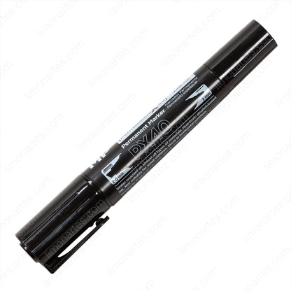 Rotulador permanente Doble Punta MP /Negro/2-5 mm y 2 mm/Óptimo para Uso Escolar, Hogar y Oficina