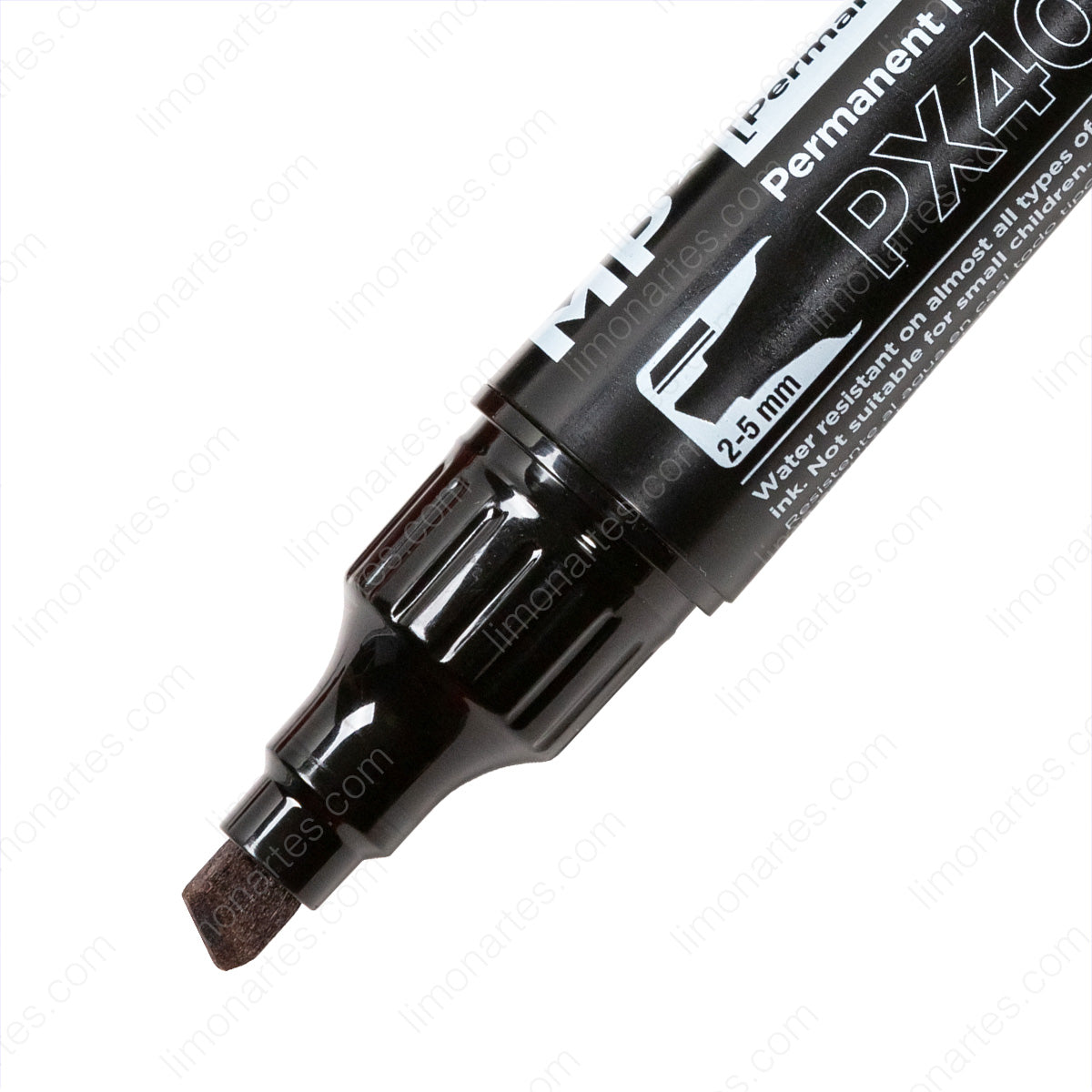 Rotulador permanente Doble Punta MP /Negro/2-5 mm y 2 mm/Óptimo para Uso Escolar, Hogar y Oficina