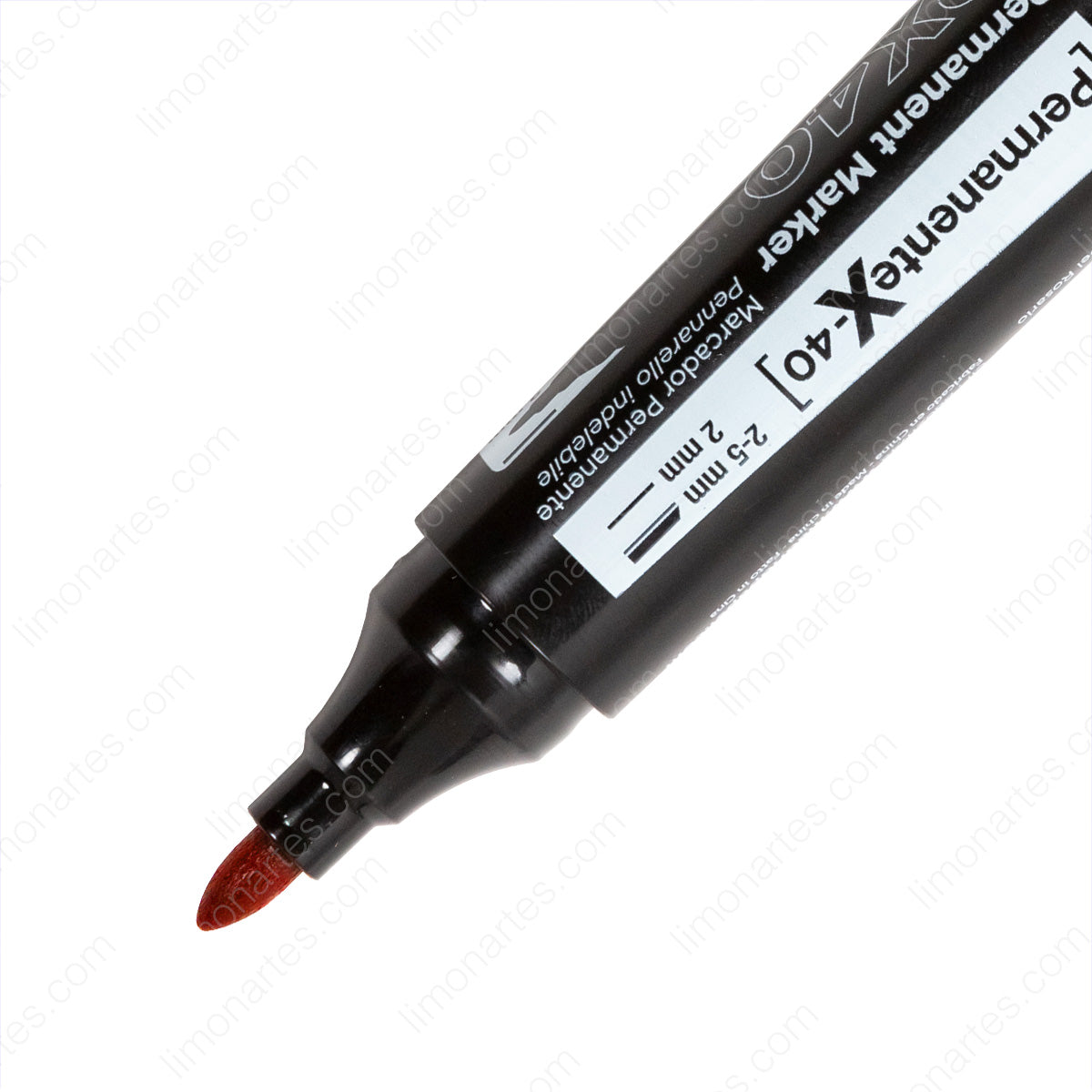 MP Double Tip Permanent Marker/Red/2-5 mm and 2 mm/Optimal for School, Home and Office Use