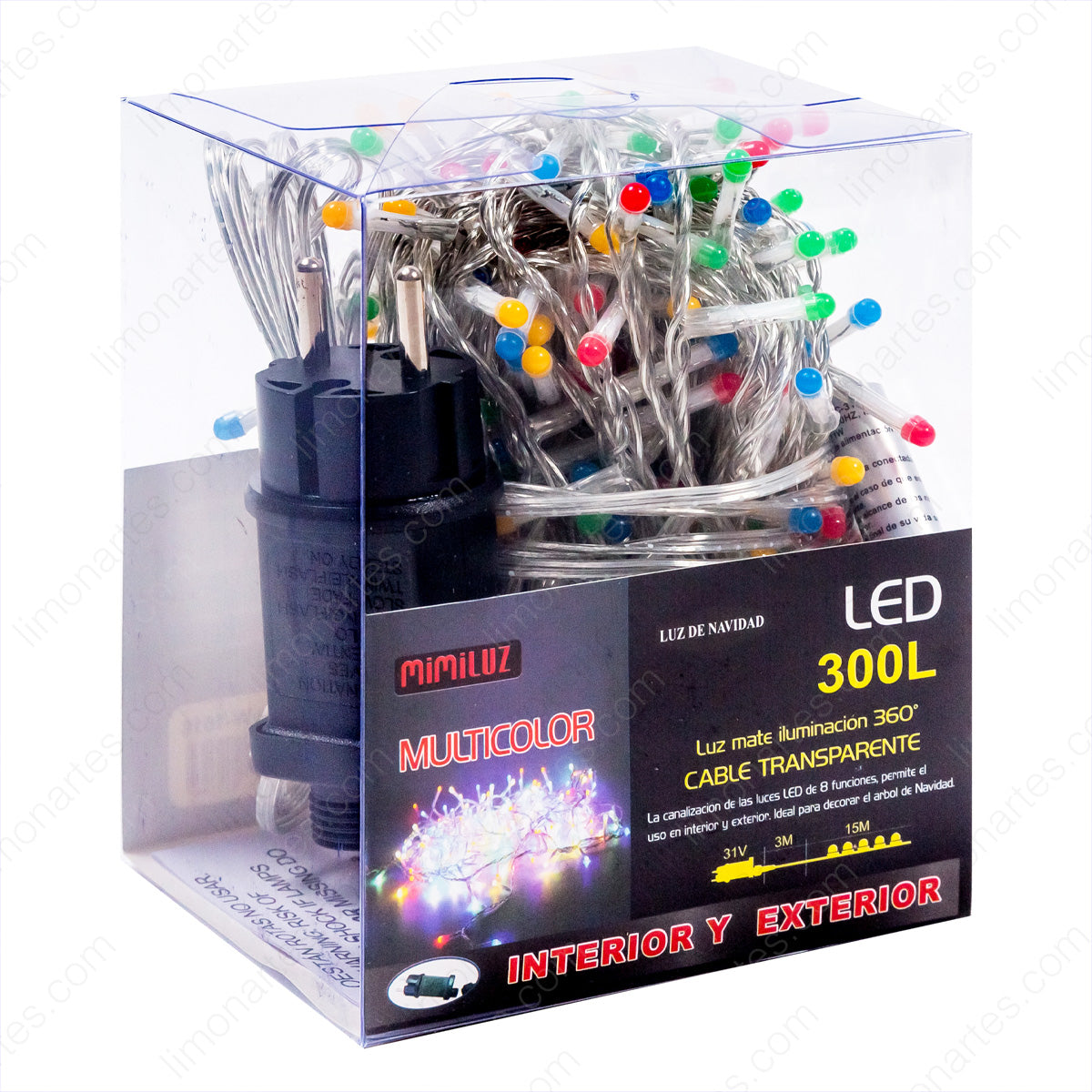 Led multicolor 300 bombillas/ w-1616 - LIMÓN ARTES