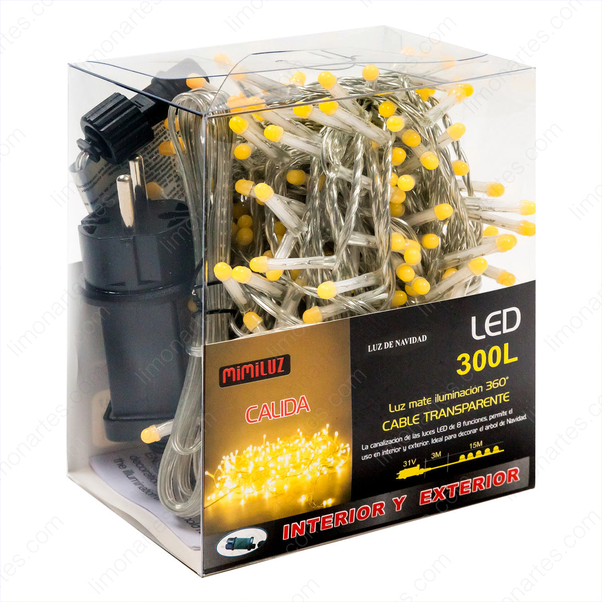 Led calida 300 bombillas/ w-1617 - LIMÓN ARTES