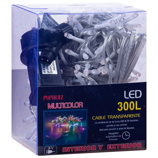 LED Multicolor Christmas decorative light 15M 300L / Ideal for decorating the Christmas tree