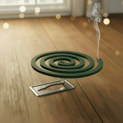 Espirales de Citronela con Soporte Metálico – Pack de 10
