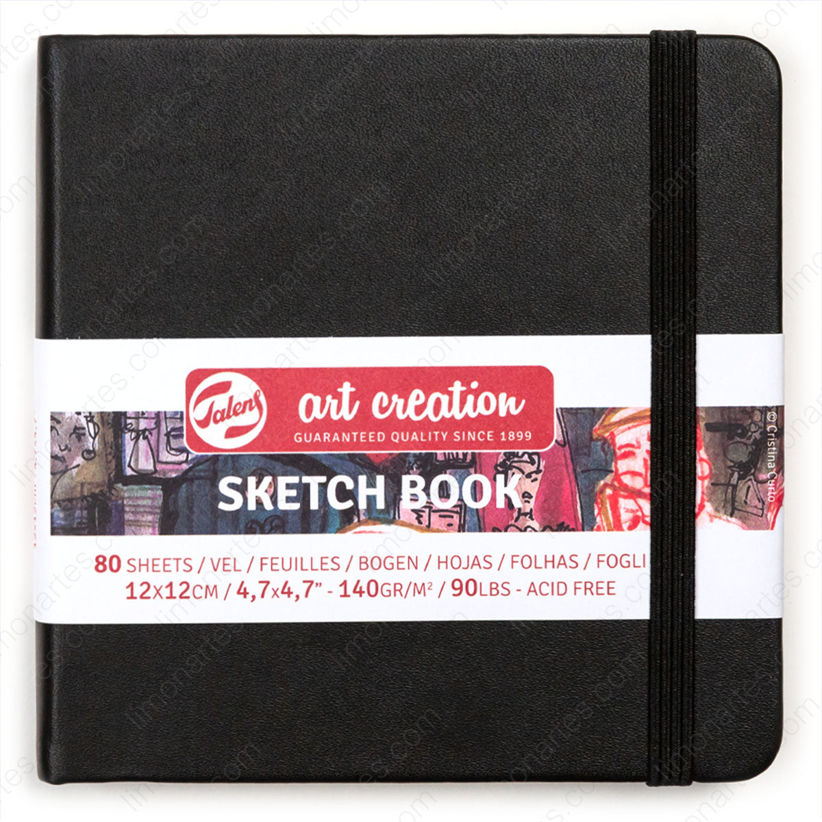 Bloc sketchbook negro/ Art creation - LIMÓN ARTES